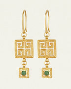 Temple Of The Sun - Calise Earrings - Gold