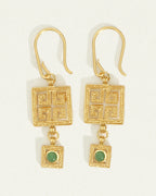 Temple Of The Sun - Calise Earrings - Gold