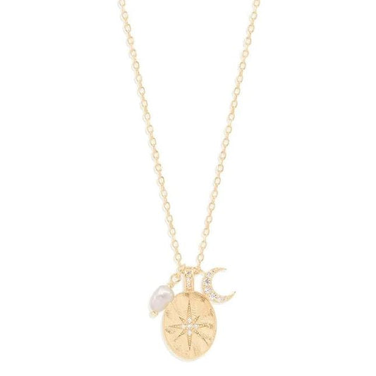 By Charlotte - Dream Weaver Necklace - Gold