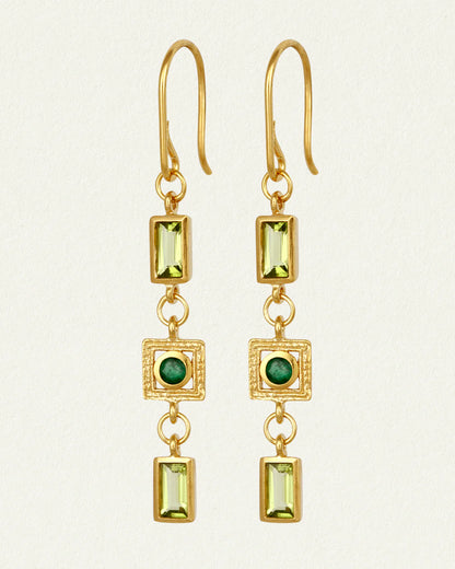 Temple Of The Sun - Florence Earrings - Gold