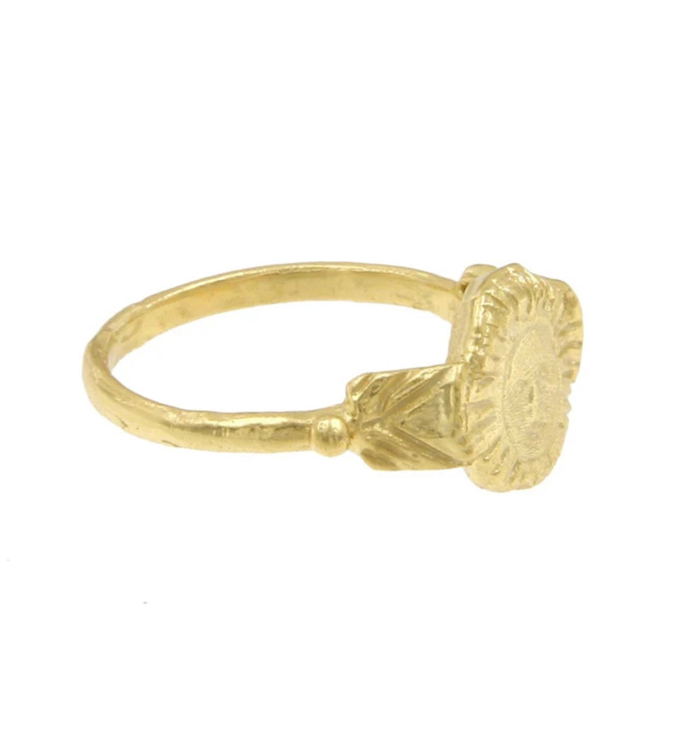 Cleopatra's Bling - Apollo Sun Ring - Gold