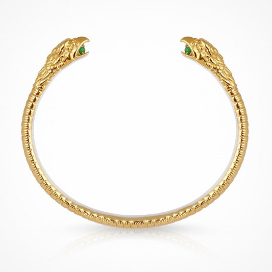 Temple Of The Sun - Phoenix Cuff - Gold