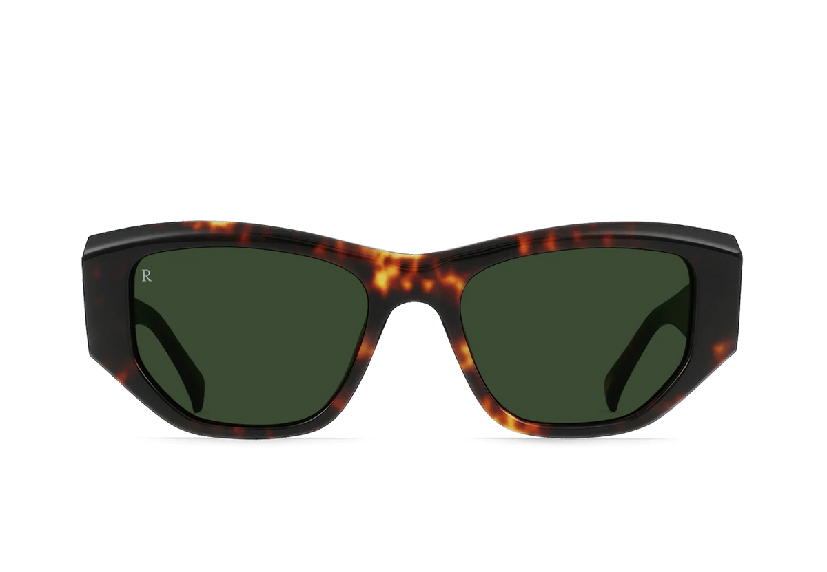 Raen- Ynez 54- Ristretto Tortoise / Bottle Green