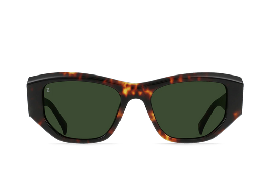 Raen- Ynez 54- Ristretto Tortoise / Bottle Green