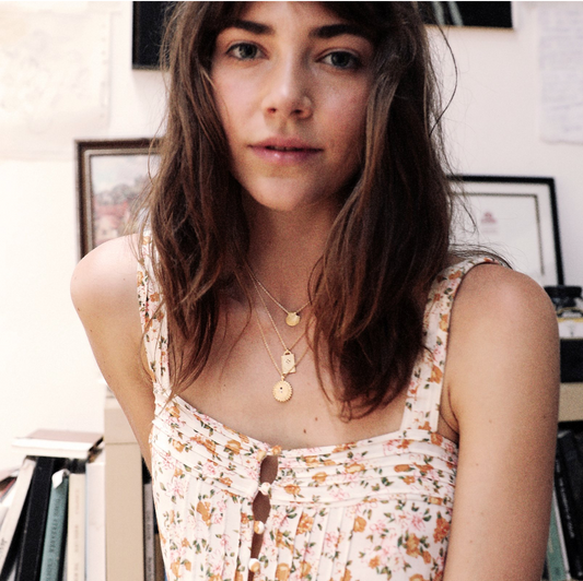 Temple Of The Sun - Sia Necklace - Gold