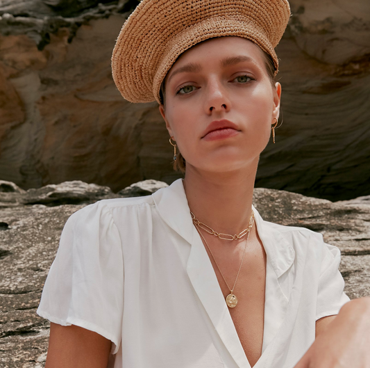 Temple Of The Sun - Celina Necklace - Gold