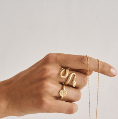 Temple Of The Sun - Aria Ring - Gold