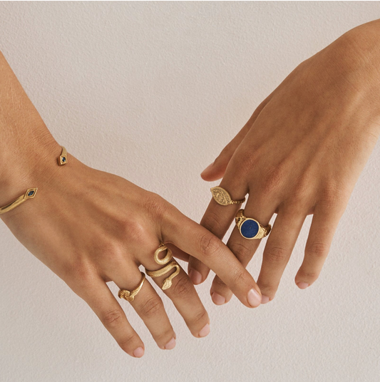 Temple Of The Sun - Gaia Ring - Gold