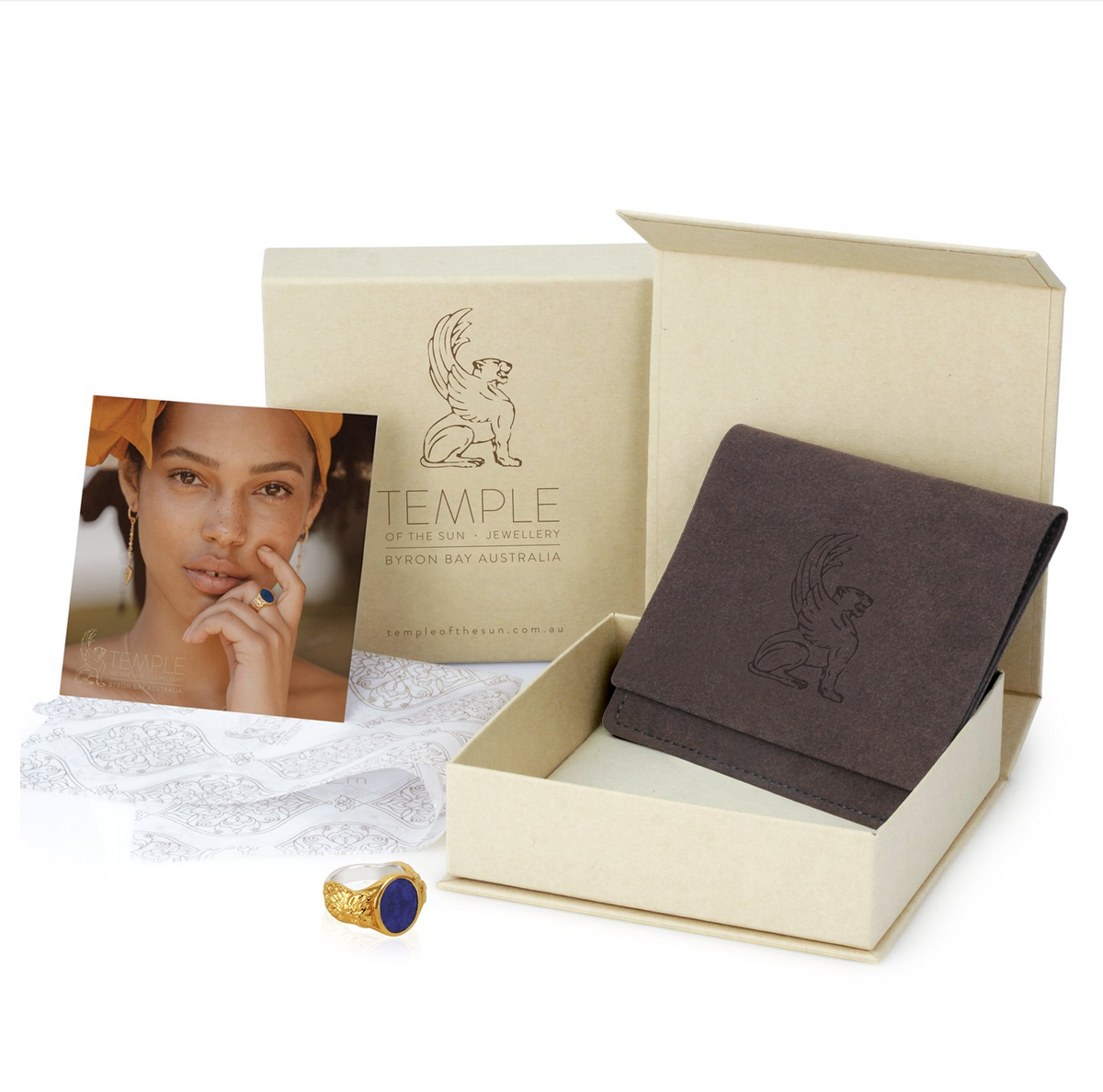 Temple of the Sun - Baye - Earrings Gold