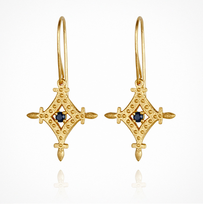 Temple Of The Sun - Corin Earrings - Gold