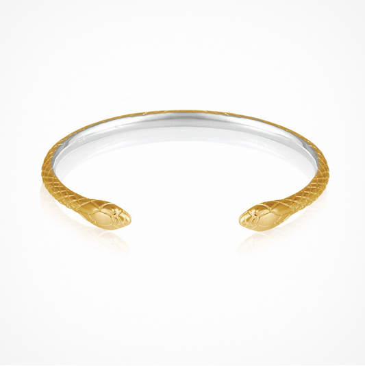 Temple of the Sun - Serpent Cuff - Gold/Silver