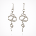 Snake - Earrings Silver