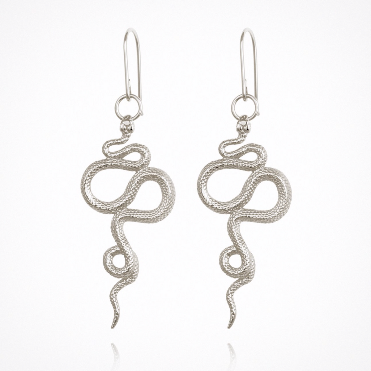 Snake - Earrings Silver