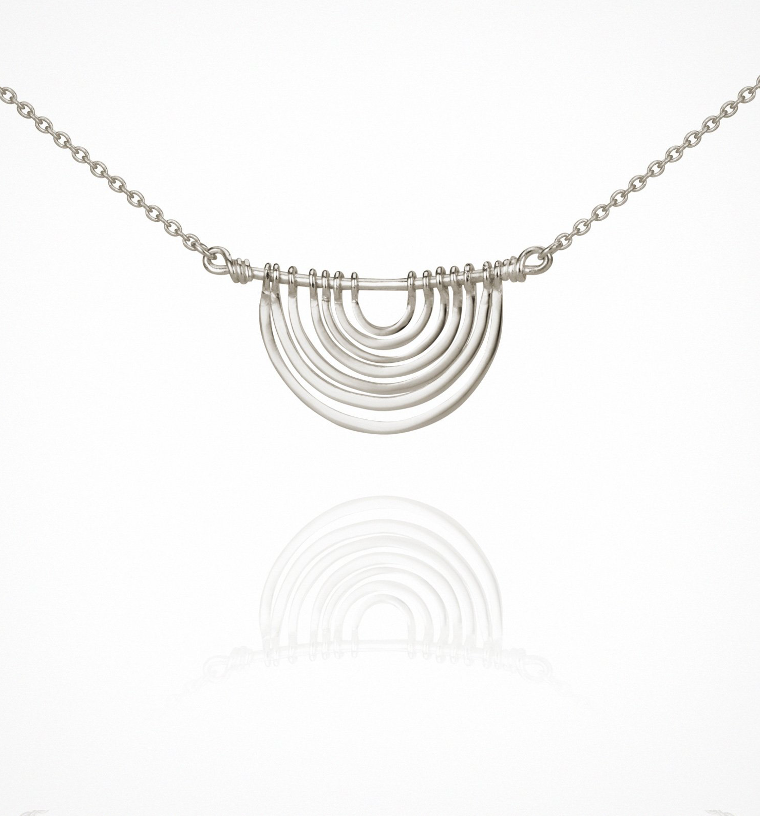 Temple Of The Sun - Baye Necklace - Silver