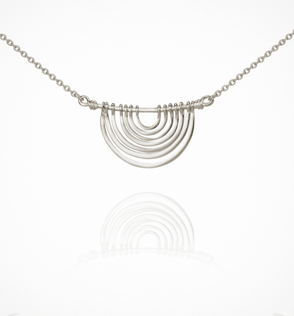 Temple Of The Sun - Baye Necklace - Silver