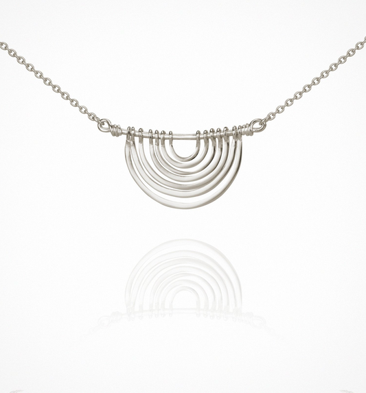 Temple Of The Sun - Baye Necklace - Silver