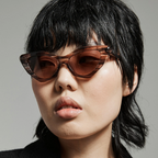Childe - MOOKHI Bio-Acetate Rose Stripe - Rose Gradient Bio Lens