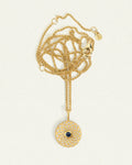 Temple Of The Sun - Serene Necklace - Sapphire / Gold