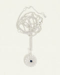 Temple Of The Sun - Serene Necklace - Sapphire / Silver