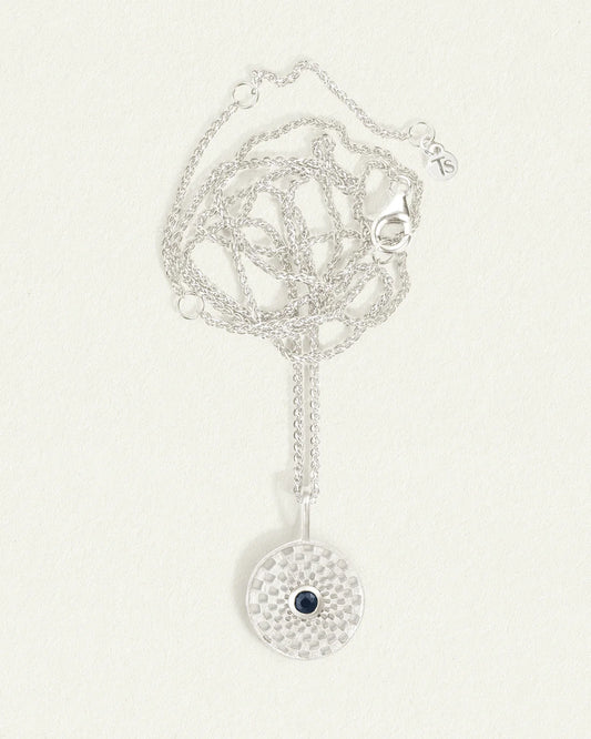 Temple Of The Sun - Serene Necklace - Sapphire / Silver
