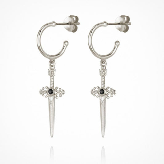 Temple Of The Sun - Themis Earrings - Silver