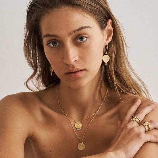 Temple Of The Sun - Ariana - Earrings Gold