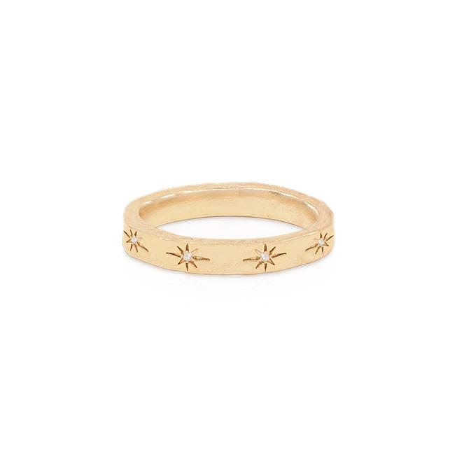 By Charlotte - Stardust Ring - Gold