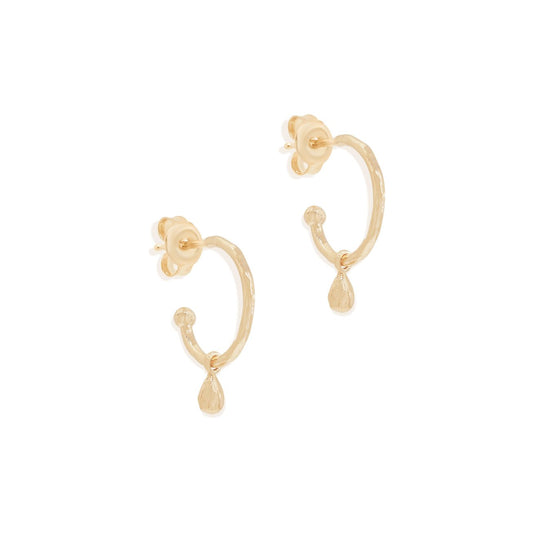 By Charlotte - Divine Grace Hoop Earrings - Gold