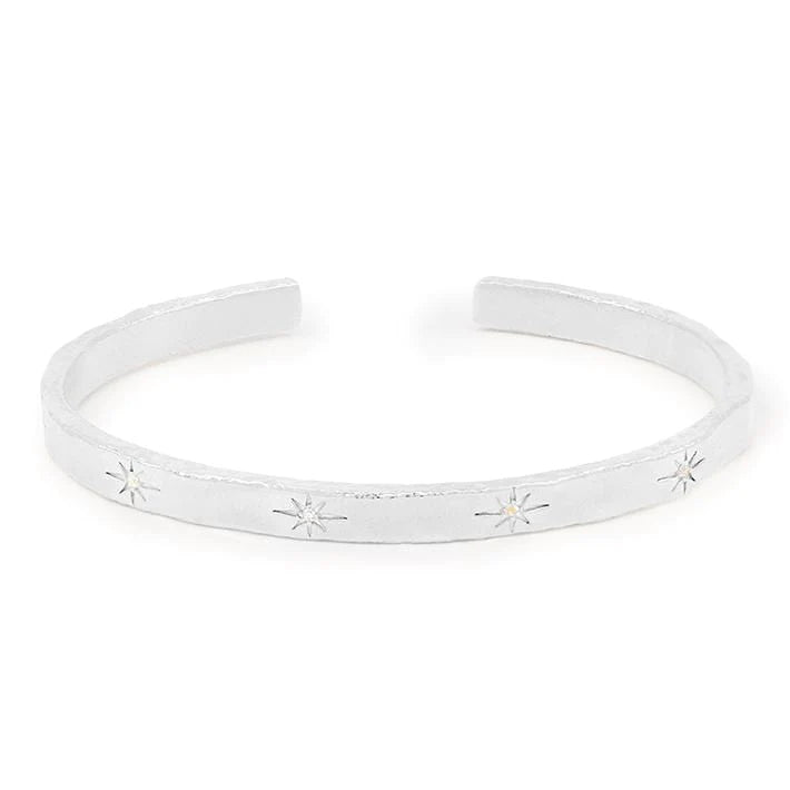 By Charlotte - Stardust Cuff - Silver