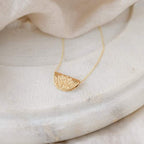 By Charlotte - Lotus Short Necklace - Gold