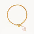 By Charlotte - Embrace Stillness Pearl Bracelet - Gold
