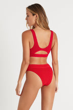 Bond-Eye Swim - Savannah Brief - Baywatch Red Eco