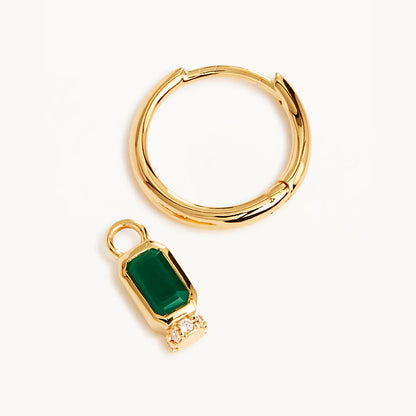 By Charlotte - Strength Within Hoops - Gold