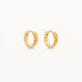 By Charlotte - Intertwined Small Hoops - Gold