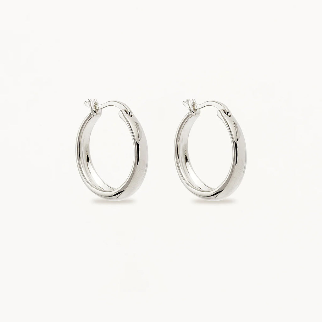 By Charlotte - Infinite Horizon Large Hoops - Silver