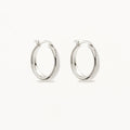 By Charlotte - Infinite Horizon Large Hoops - Silver