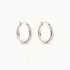 By Charlotte - Infinite Horizon Large Hoops - Silver
