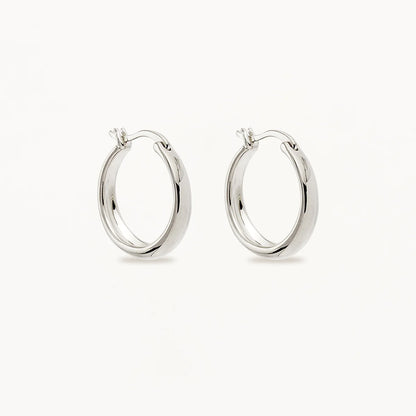 By Charlotte - Infinite Horizon Large Hoops - Silver
