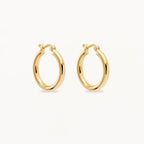 By Charlotte - Sunrise Large Hoops - Gold