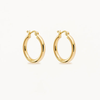 By Charlotte - Sunrise Large Hoops - Gold