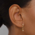 By Charlotte - I Am Light and Love Chain Earrings - Gold