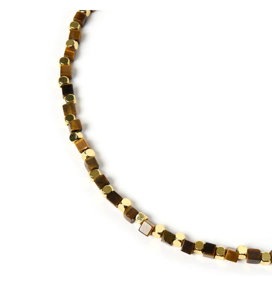 Arms Of Eve - Lyla Gemstone Necklace - Tigers Eye