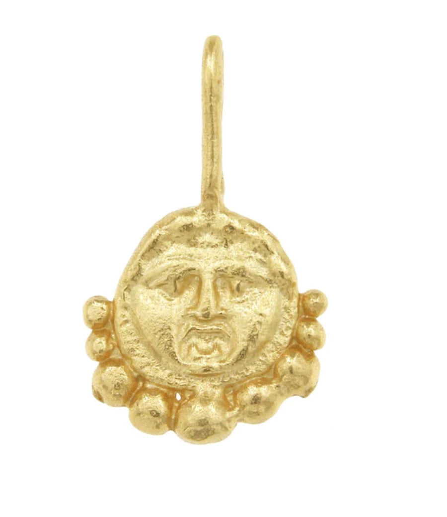 Cleopatra's Bling - Gorgoneion Protection Pendant - Gold