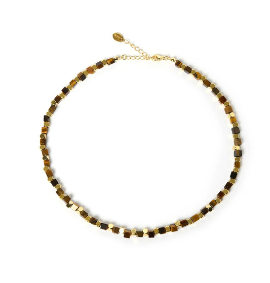 Arms Of Eve - Lyla Gemstone Necklace - Tigers Eye