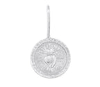 Cleopatra's Bling - Sacre Coeur Flames Pendant - Silver