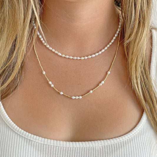 Arms Of Eve - Peppa Gold and Pearl Choker