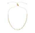 Arms Of Eve - Sage Pearl Choker - Gold