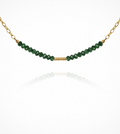 Rhodes - Necklace Aventurine Gold