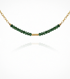 Rhodes - Necklace Aventurine Gold