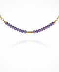 Rhodes - Necklace Amethyst Gold